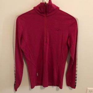 ICEBREAKER MERINO WOOL QUARTER ZIP LONG SLEEVE